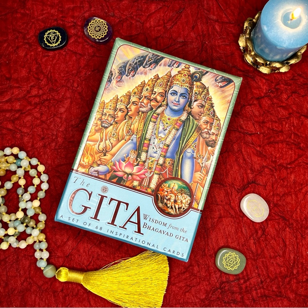 The Gita Deck: Wisdom from the Bhagavad Gita Oracle LIKE NEW